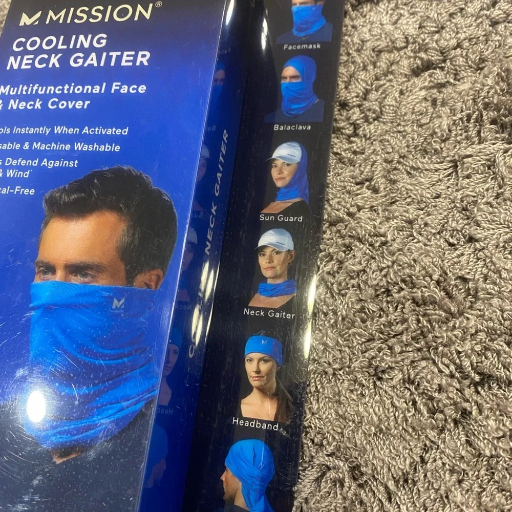 Mission Cooling Neck Gaiter - Blue